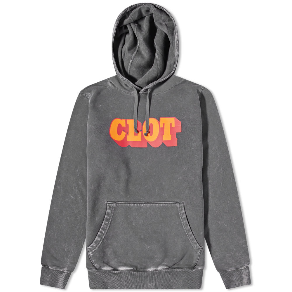 Huppari CLOT Logo Popover Hoody Musta | CLHD22S30006-BLK, 0