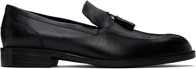 Tennarit ja kengät BOSS BOSS Tassel Leather Loafers Musta | 50531305