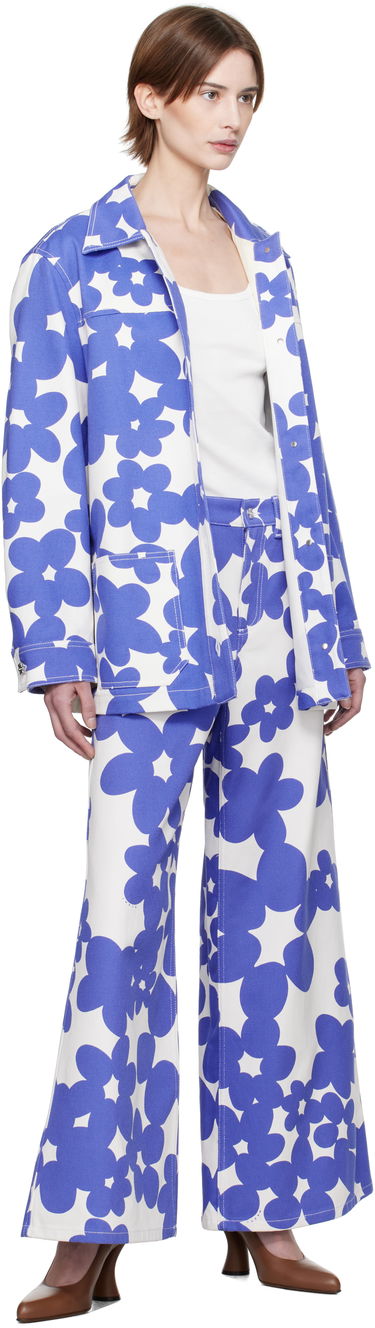 Takki Marni Marni Dillies Print Jacket Sininen | JKMA0347S0 UTC462, 4