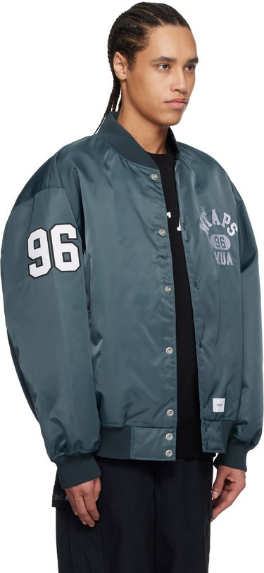 Bomber-takki WTAPS WTAPS Nylon Team Jacket Vihreä | 251TQDT-JKM02, 1