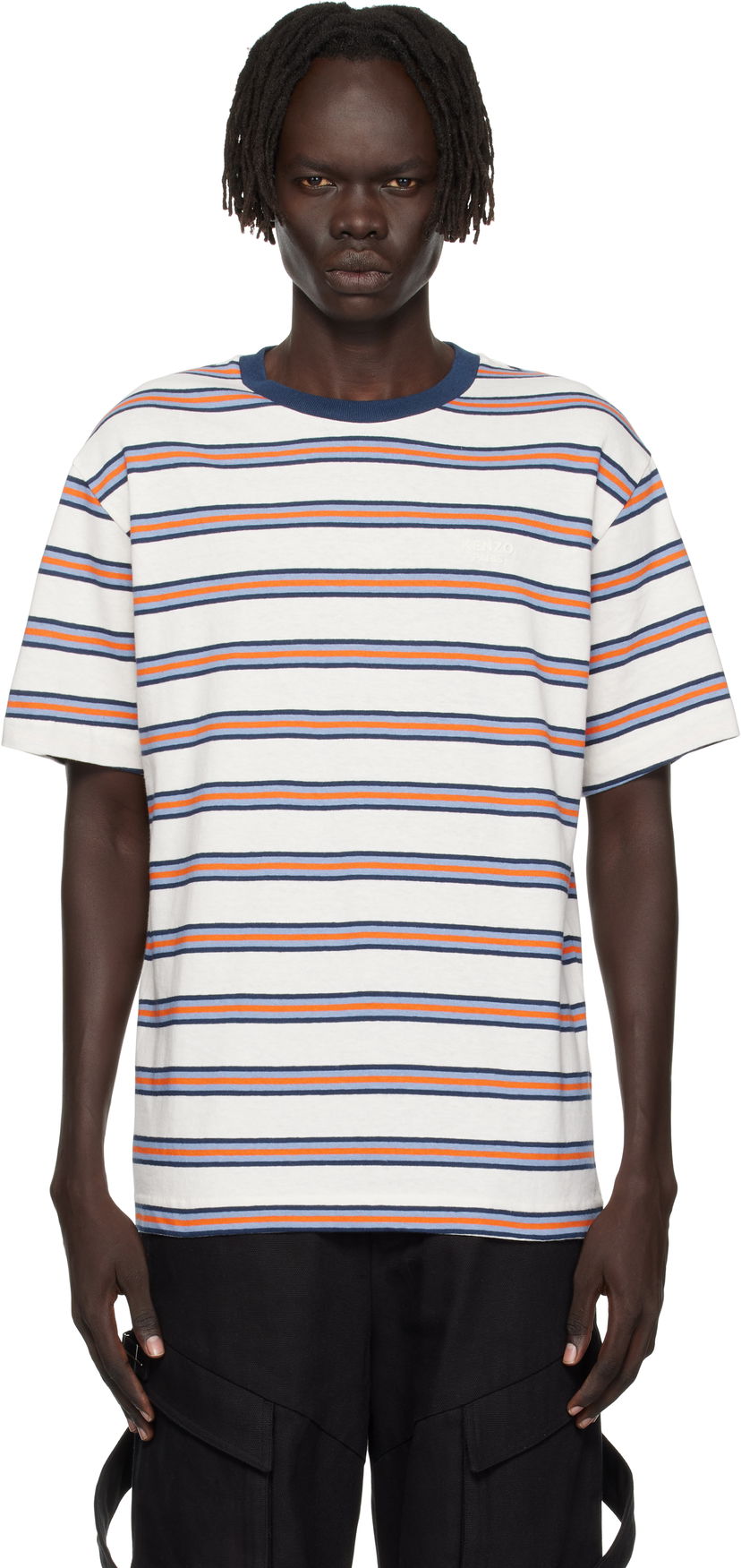 T-paita KENZO Kenzo Paris 'KENZO Coast Lines' Striped T-Shirt Monivärinen | FF65TS2504SM