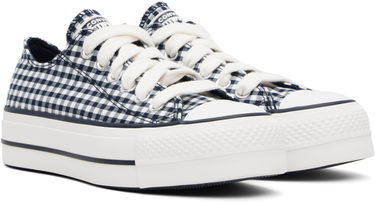 Tennarit ja kengät Converse Chuck Taylor All Star Lift Platform Gingham Tummansininen | A13664C, 2