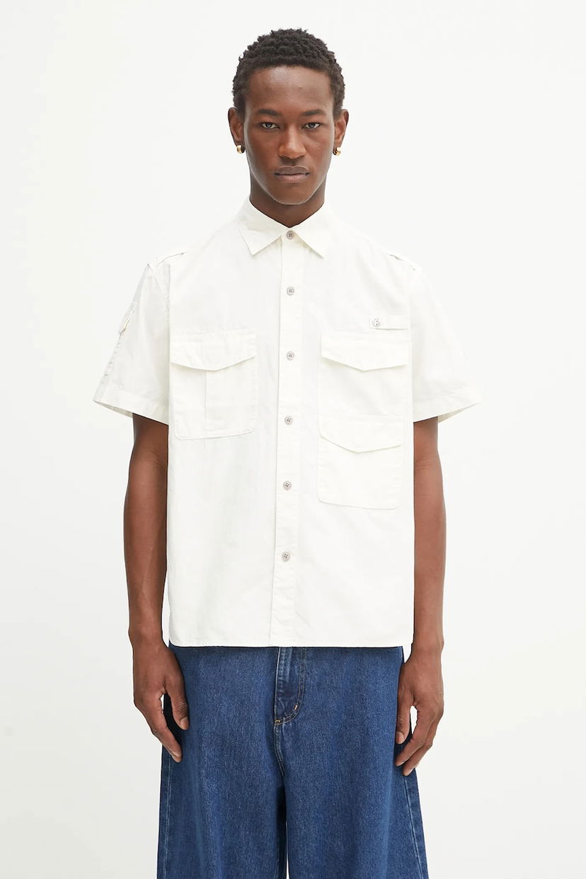 Paita Human Made Human Made Woven Shirt Valkoinen | HM29SH020