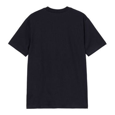 T-paita Carhartt WIP Short Sleeve Solar Chrome Script T-Shirt WIP Tummansininen | I035205_9, 1