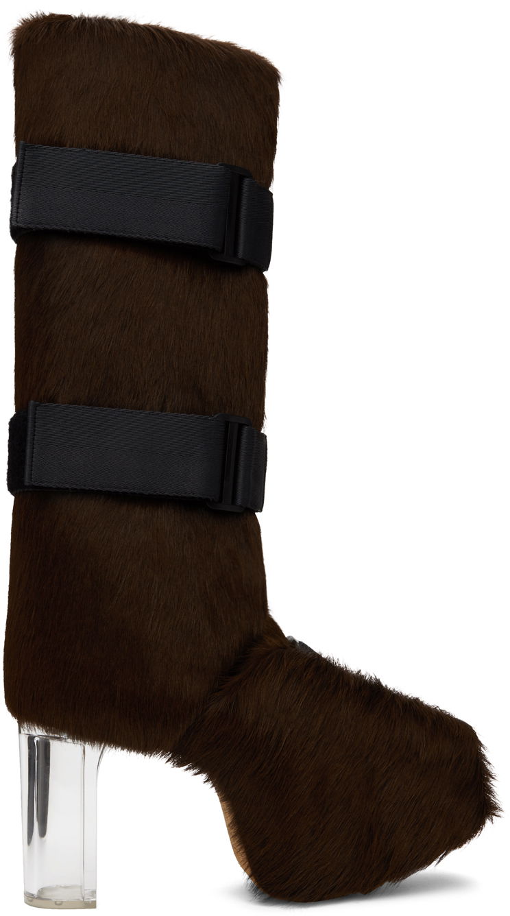 Takit Rick Owens Rick Owens Splint Platform Boots Ruskea | RR02C7826 LHLGR0
