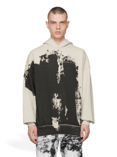 Huppari A-COLD-WALL* Off-White & Black Print Beige | ACWMW086