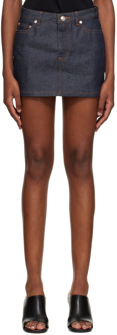 Hame A.P.C. Denim Mini Skirt Sininen | CODBS-F06093