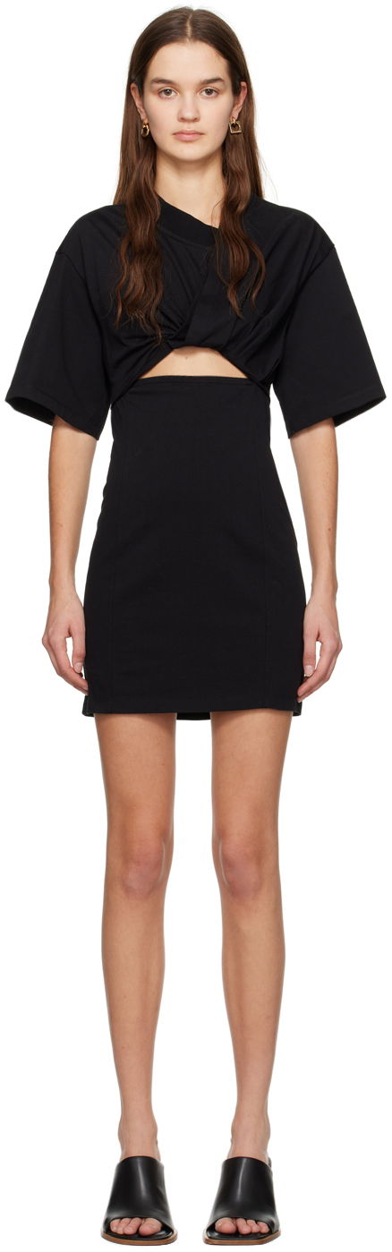 Mekko Jacquemus Black Le Chouchou 'La robe Musta | 23H241DR088-2003