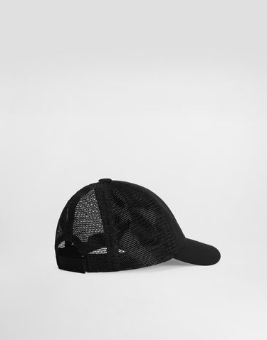 Hattu Dolce & Gabbana Dolce & Gabbana Twill and Mesh Baseball Hat with Embroidery Musta | LB4H80G7PBPN0000, 1