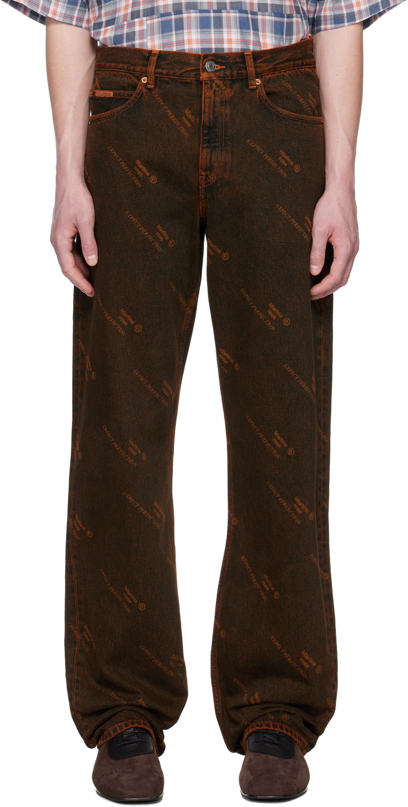 Jeans Martine Rose Martine Rose Relaxed Fit Jeans Ruskea | 229WD06204