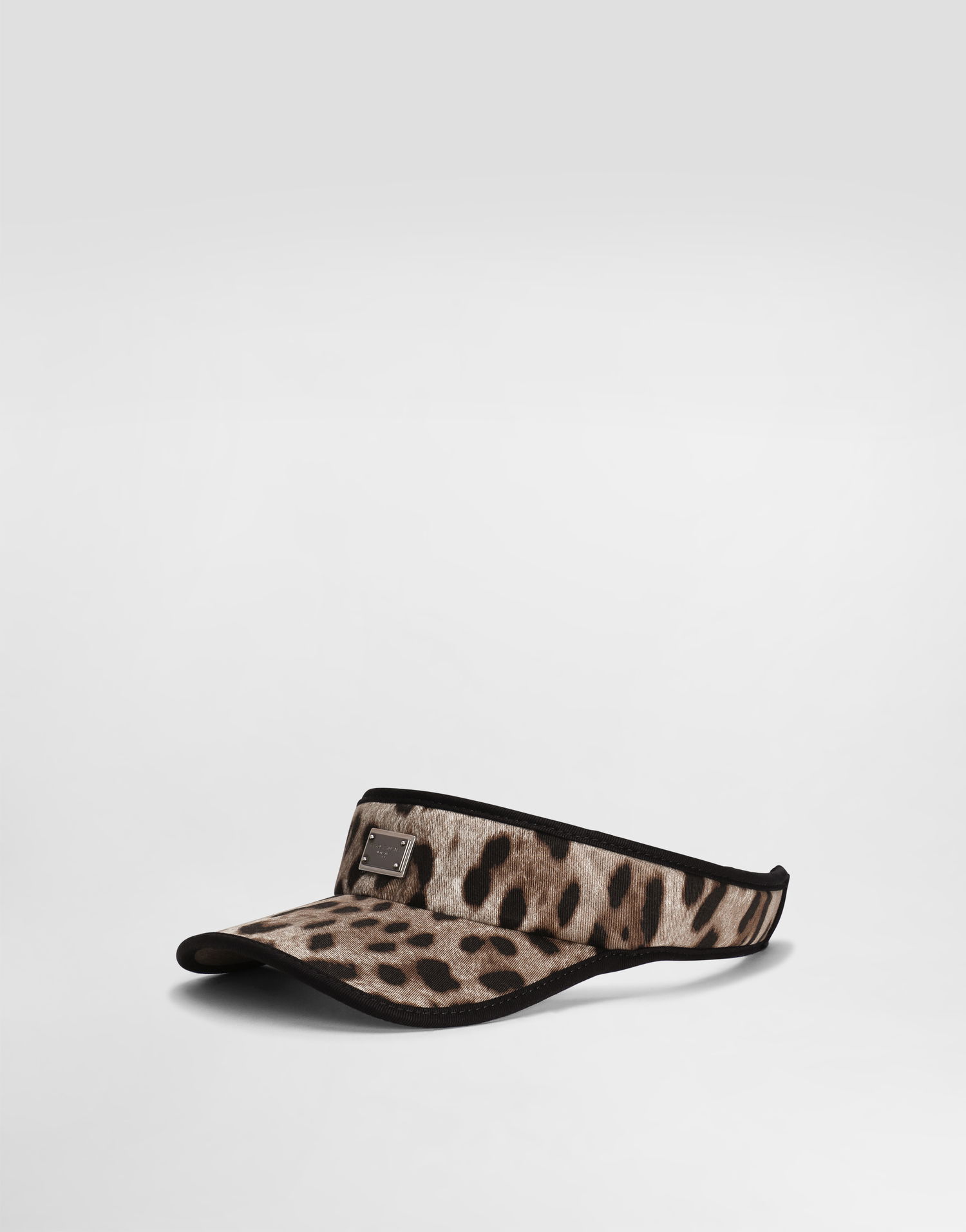 Lakit ja hatut Dolce & Gabbana Dolce & Gabbana Leopard-Print Cotton Visor Ruskea | GH910AFSFAGHY13M, 0