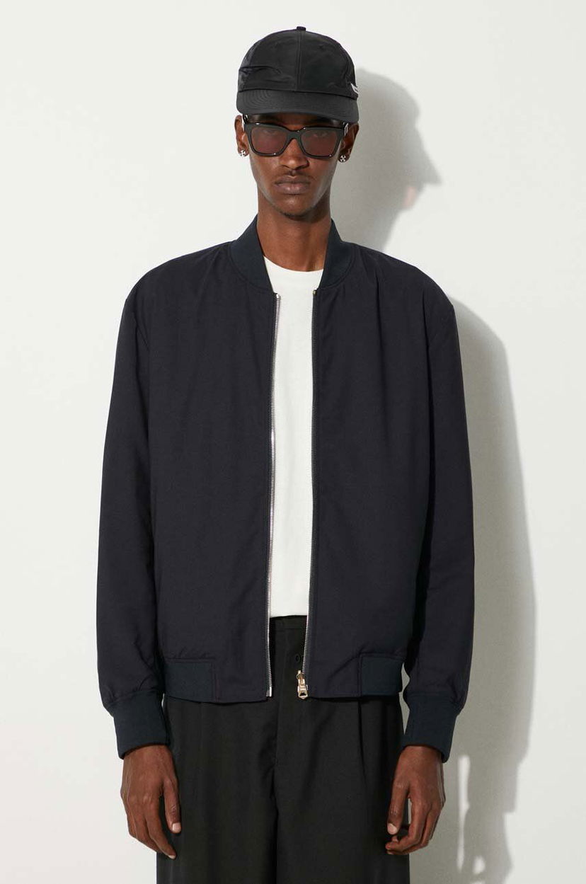 Bomber-takki Paul Smith Paul Smith Wool Bomber Jacket Musta | M1R.052Z.N02212