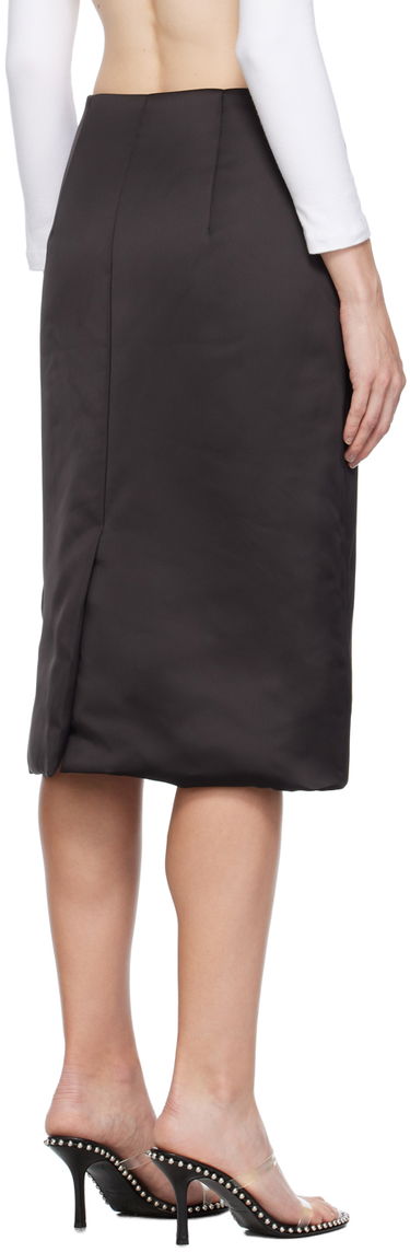 Hame We11done We11done Padded Midi Skirt Musta | WD-SK3-23-282-W-BK, 2