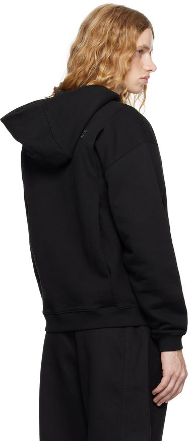 Huppari ADER ERROR Black Patch Pocket Hoodie Musta | BN01FWHD0106BK, 2