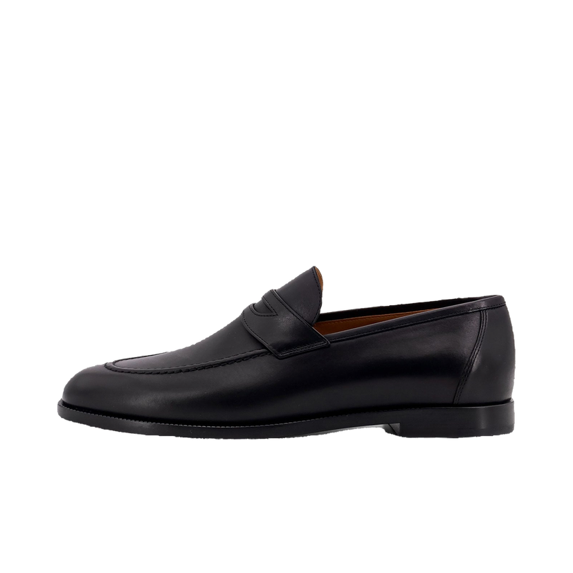 Tennarit ja kengät Loro Piana Black Leather Loafers Musta | FAP54288000