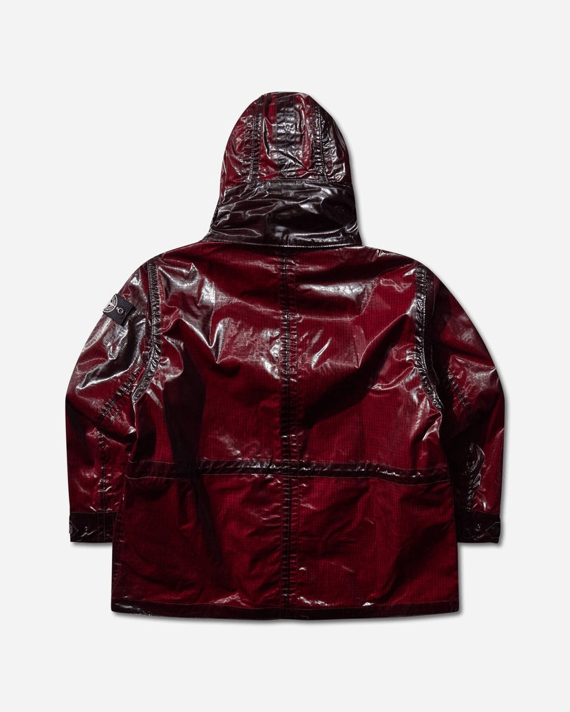 Parka Stone Island Uneven Ripstop Prismatico Hooded Parka Burgundia | K2S15-4100079-S0237 V0012