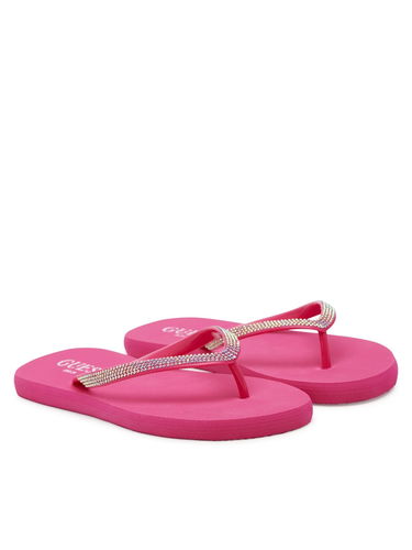 Uimapuvut GUESS Guess Rhinestone Beach Flip-Flops Vaaleanpunainen | E5GZ05BB00F-F45D, 2