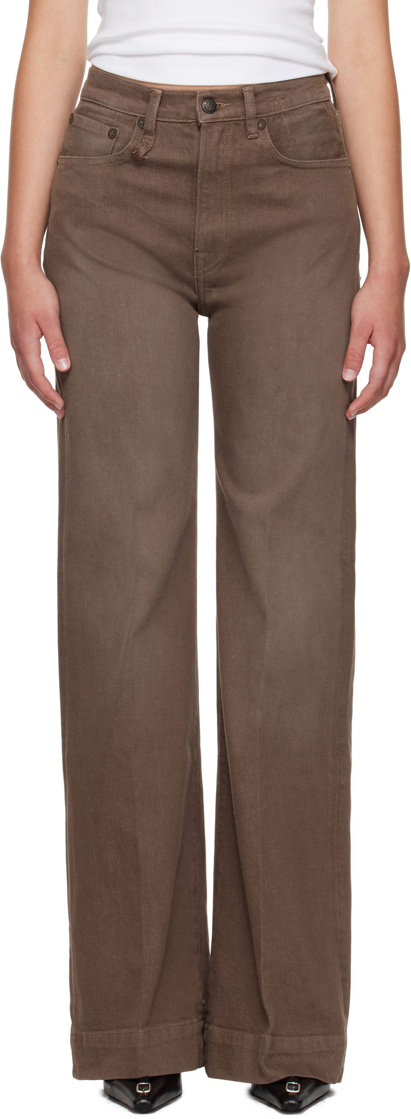Jeans R13 R13 Flared Jeans Ruskea | R13WD188-D331A