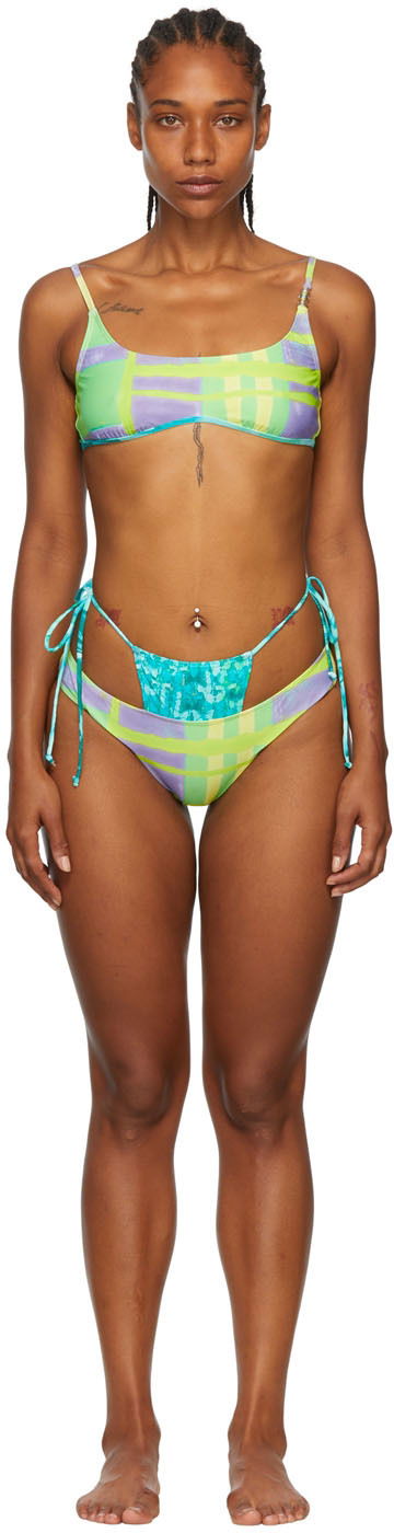 Uimapuvut Collina Strada Collina Strada Recycled Nylon Bikini Monivärinen | XX2117