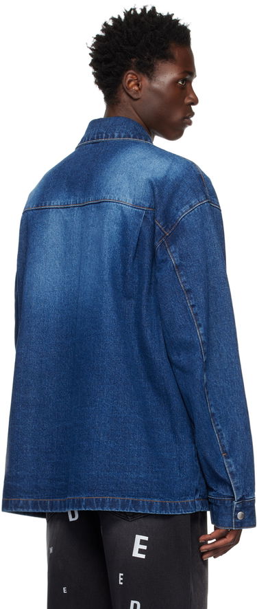 Paita We11done Painted Denim Jacket Sininen | WD-DJ3-22-312-U-BL, 2
