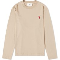 T-paita AMI Small A Heart T-Shirt Beige | UTS205-726-265, 1