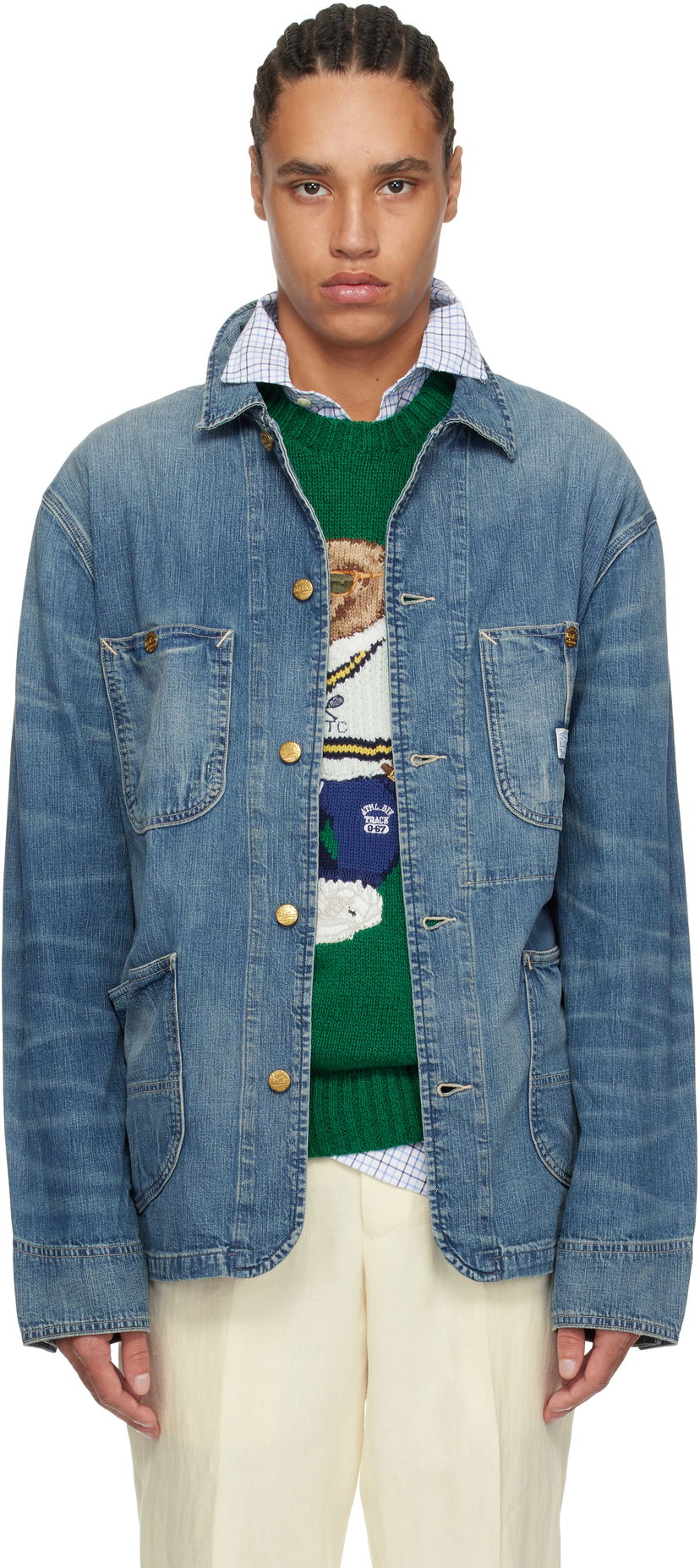 Takki Polo by Ralph Lauren Ralph Lauren Denim Utility Jacket Sininen | 710963269001