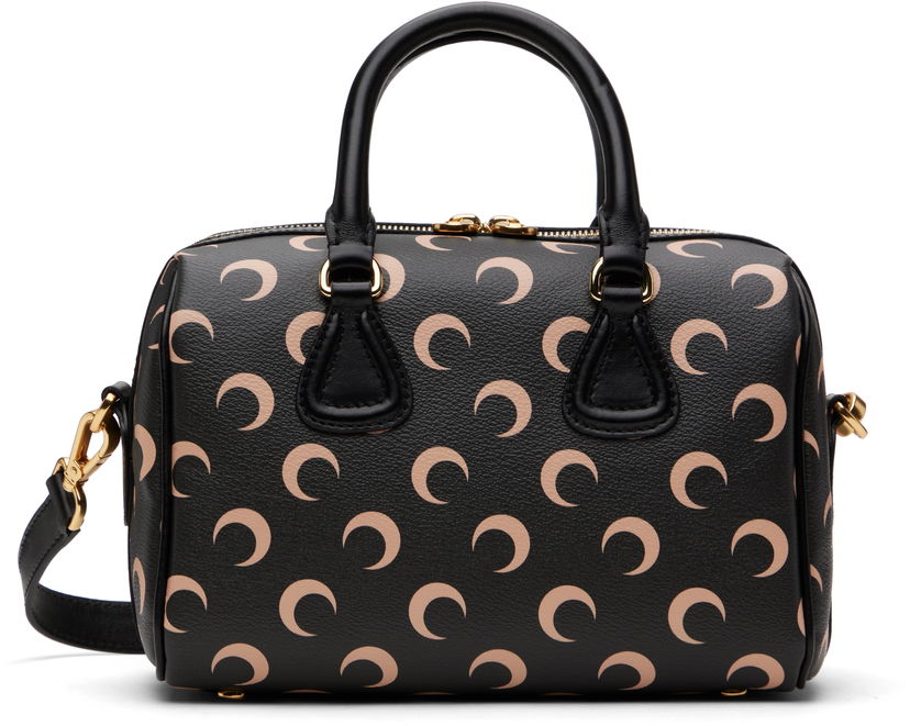 Käsilaukku Marine Serre Marine Serre Moon Print Canvas Strike Bag Musta | WBA019A RWOV0030
