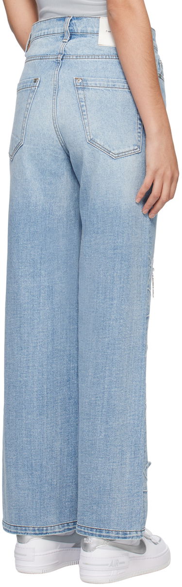 Jeans Feng Chen Wang Feng Chen Wang Phoenix Cutout Jeans Sininen | FUS15TR13, 2