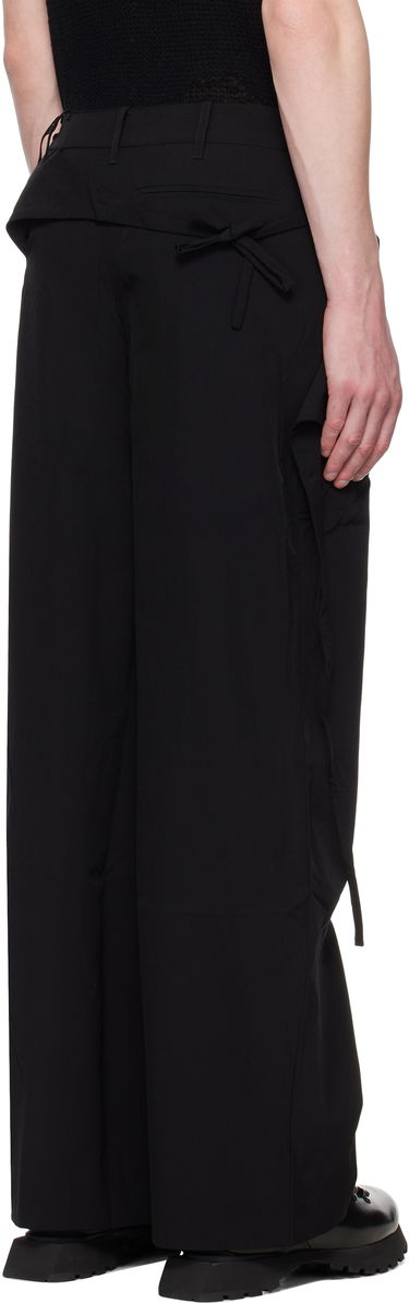 Housut HELIOT EMIL HELIOT EMIL Lavic Tie Waist Trousers Musta | SS25_M_10_194_BLK01, 2