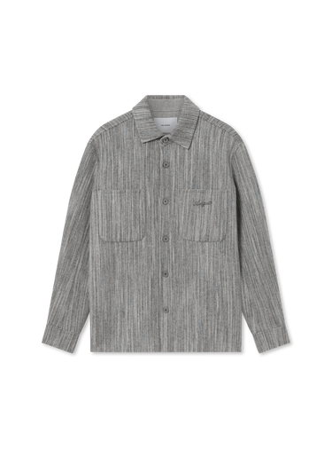 Paita AXEL ARIGATO Aidan Striped Button-Down Shirt Harmaa | A3308001, 1