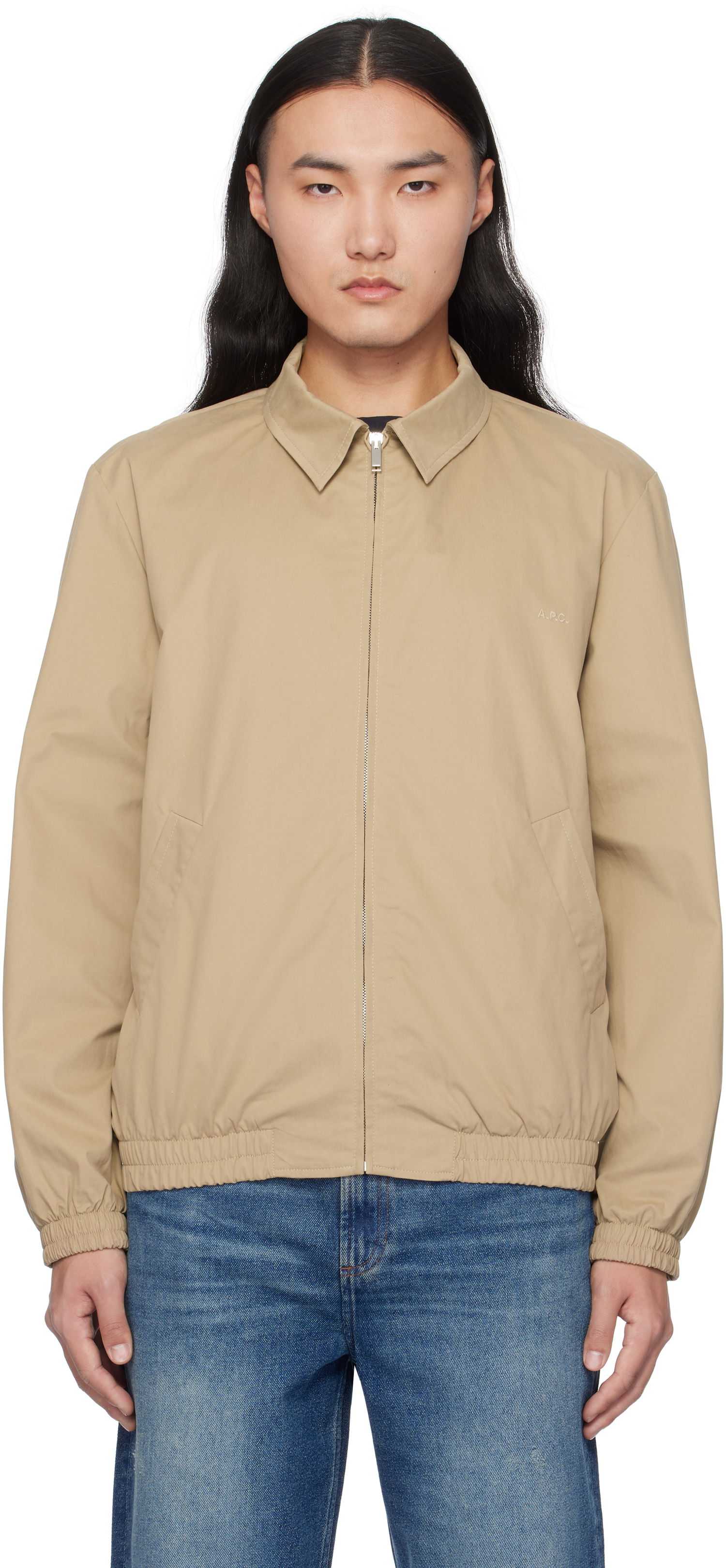 Bomber-takki A.P.C. Bomber Jacket Beige | COGZR-H02922, 0