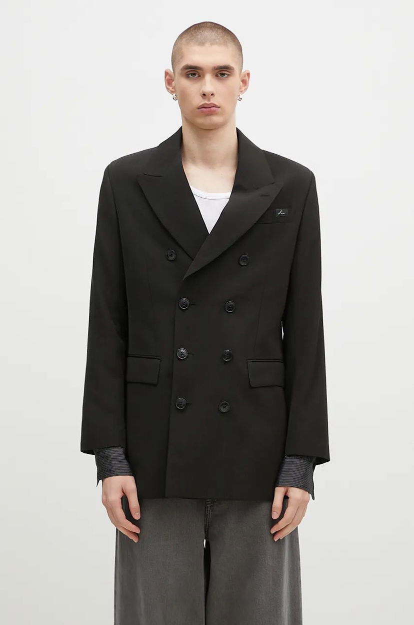 Takit Martine Rose Double Breasted Short Coat Musta | 328WT05006