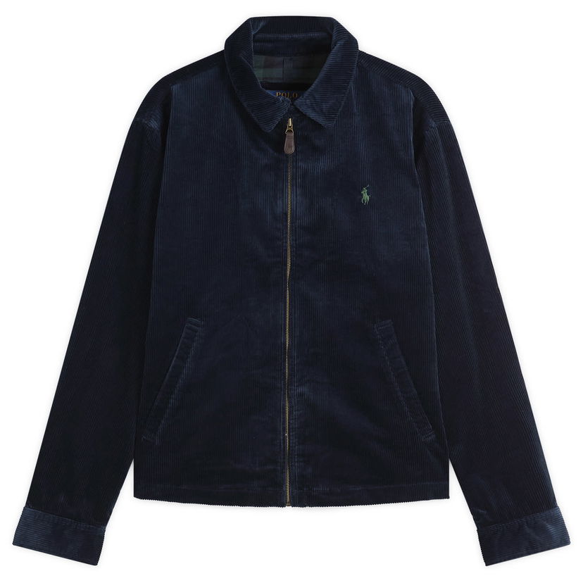 Tuulitakki Polo by Ralph Lauren Corduroy Windbreaker Jacket, Size Large Tummansininen | 710968125006-NVY