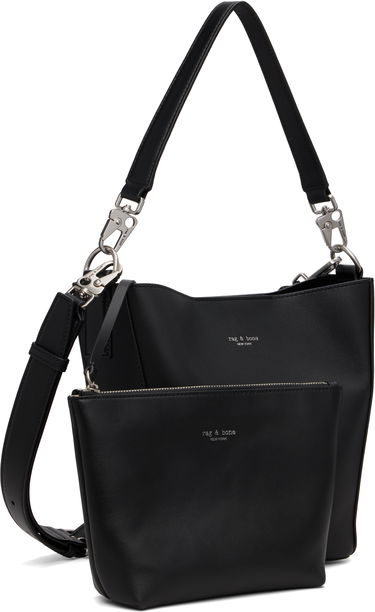 Käsilaukku rag & bone Rag & Bone Parker Leather Bucket Bag Burgundia | LE101313, 4