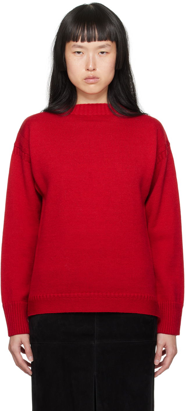 Villapaita TOTEME TOTEME Vented Sweater Punainen | 234-WRTWTP164-YA0006