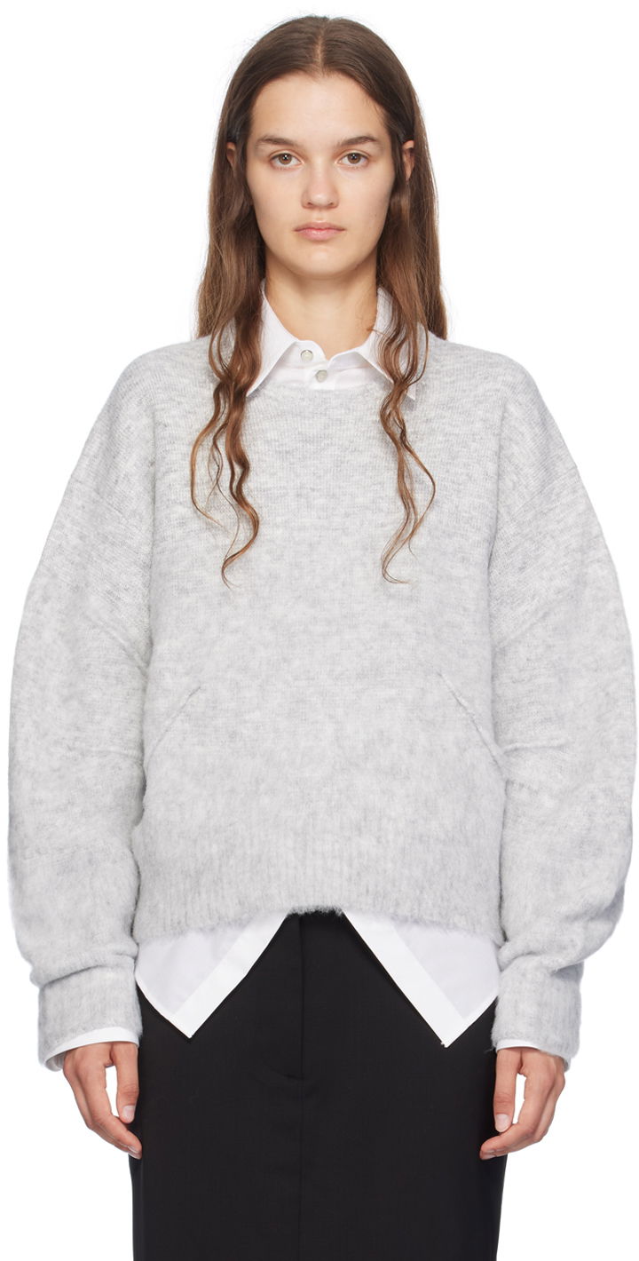 Villapaita Helmut Lang Brushed Apex Designer Sweater Harmaa | O06HW706