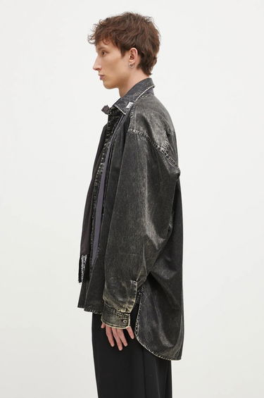 Paita Maison MIHARA YASUHIRO Maison MIHARA YASUHIRO Accessories Mixed Relaxed Longsleeve Shirt Harmaa | J13SH185, 1