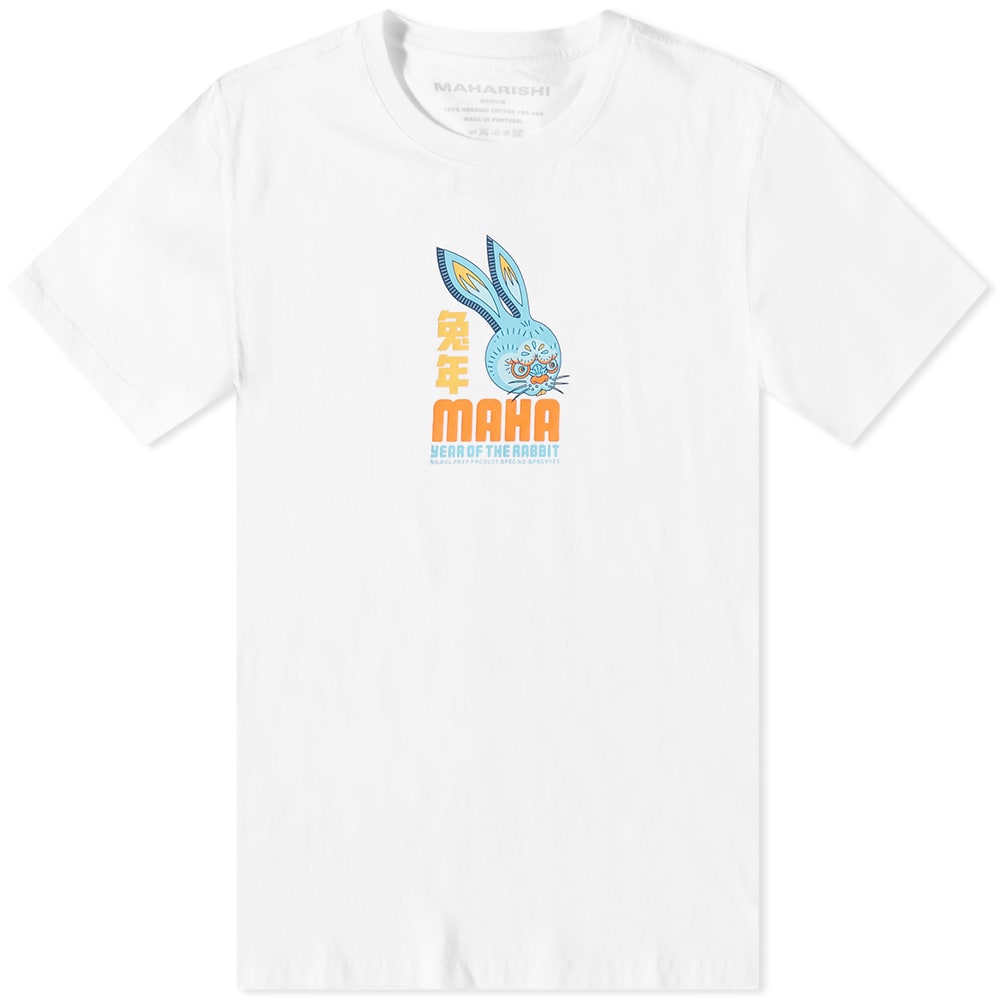 T-paita Maharishi Lunar Year Of The Rabbit Tee Valkoinen | 1002-WT, 0
