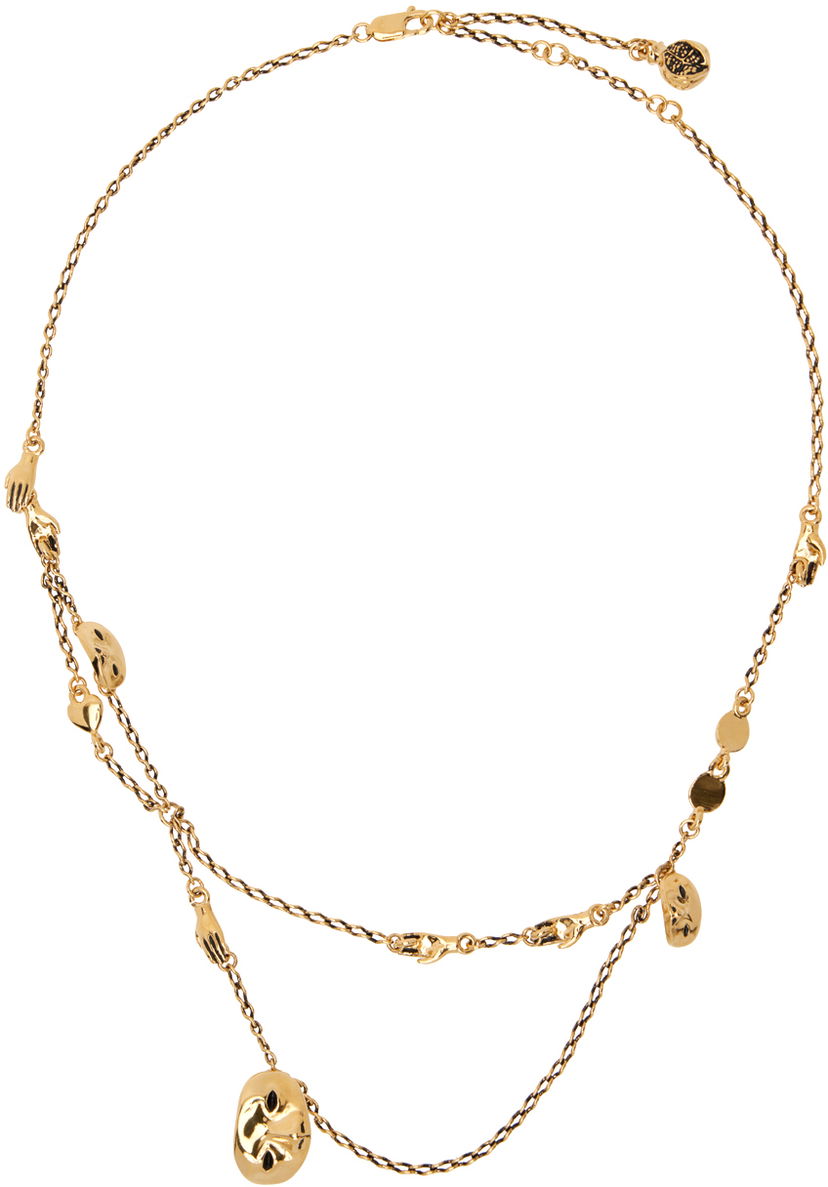 Kaulakoru LEMAIRE LEMAIRE Layered Charm Necklace Metallinen | JW0019 LO036