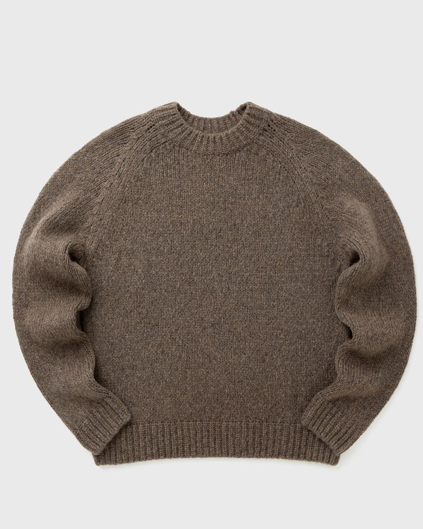 Villapaita NORSE PROJECTS Birger Wool Raglan Sweater Ruskea | N45-0657-9023