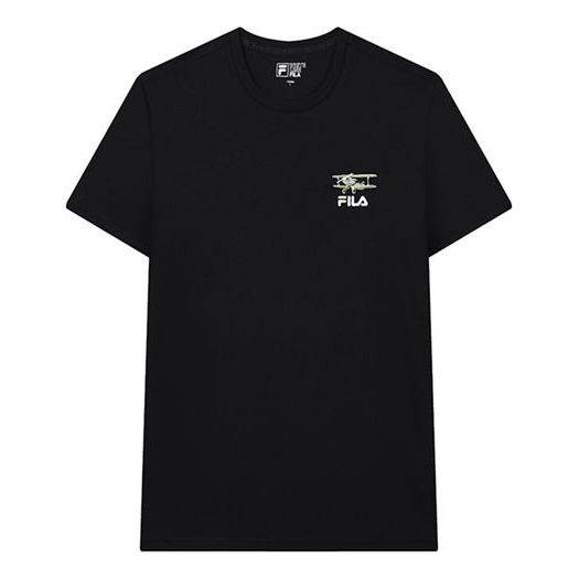 T-paita FILA Graphic Print Tee Musta | F11M138151F-BK