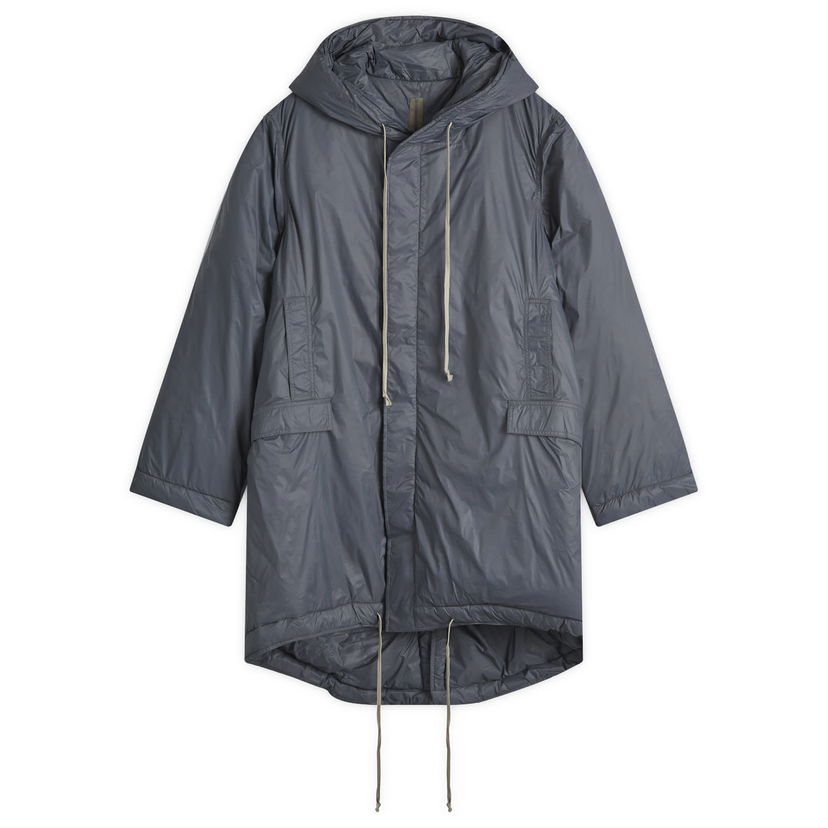 Parka Rick Owens Recycled Nylon Fishtail Parka Jacket Harmaa | DU02D2950-NP-88