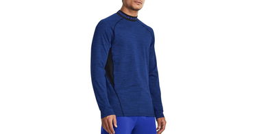 T-paita Under Armour ColdGear® Twist Mockneck Tee Tummansininen | 1379820-400, 1