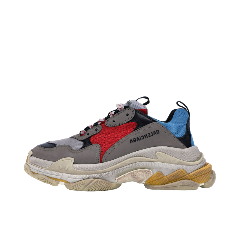 Tennarit ja kengät Balenciaga Triple S Grey Red Blue 2018 Harmaa | 512175 W09O2 4365/533883 W09O2 4365