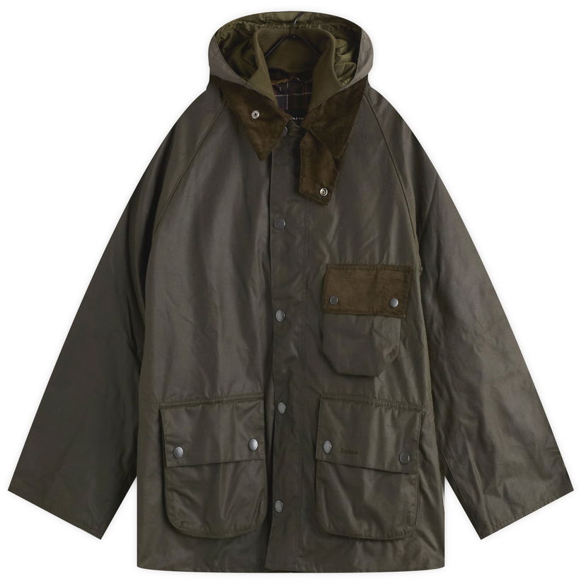 Takki Barbour Heritage + Modified Solway Wax Jacket Size Large Vihreä | MWX2479OL71
