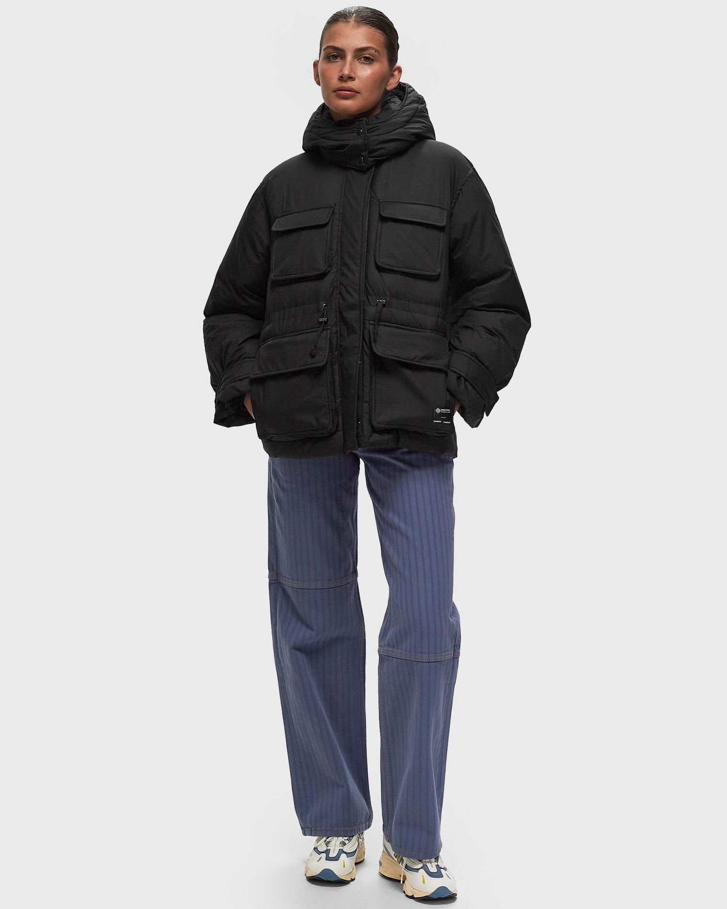 Parka Samsoe Samsoe Samsøe & Samsøe SAHANNA Puffer Jacket L Musta | F24300003-BLACK, 1