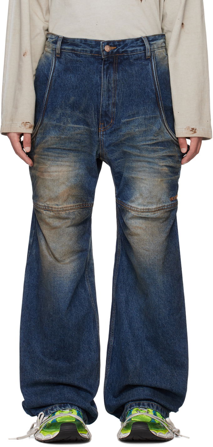 Jeans We11done We11done Wire Carpenter Jeans Sininen | WD-DP0-24-339-M-NV
