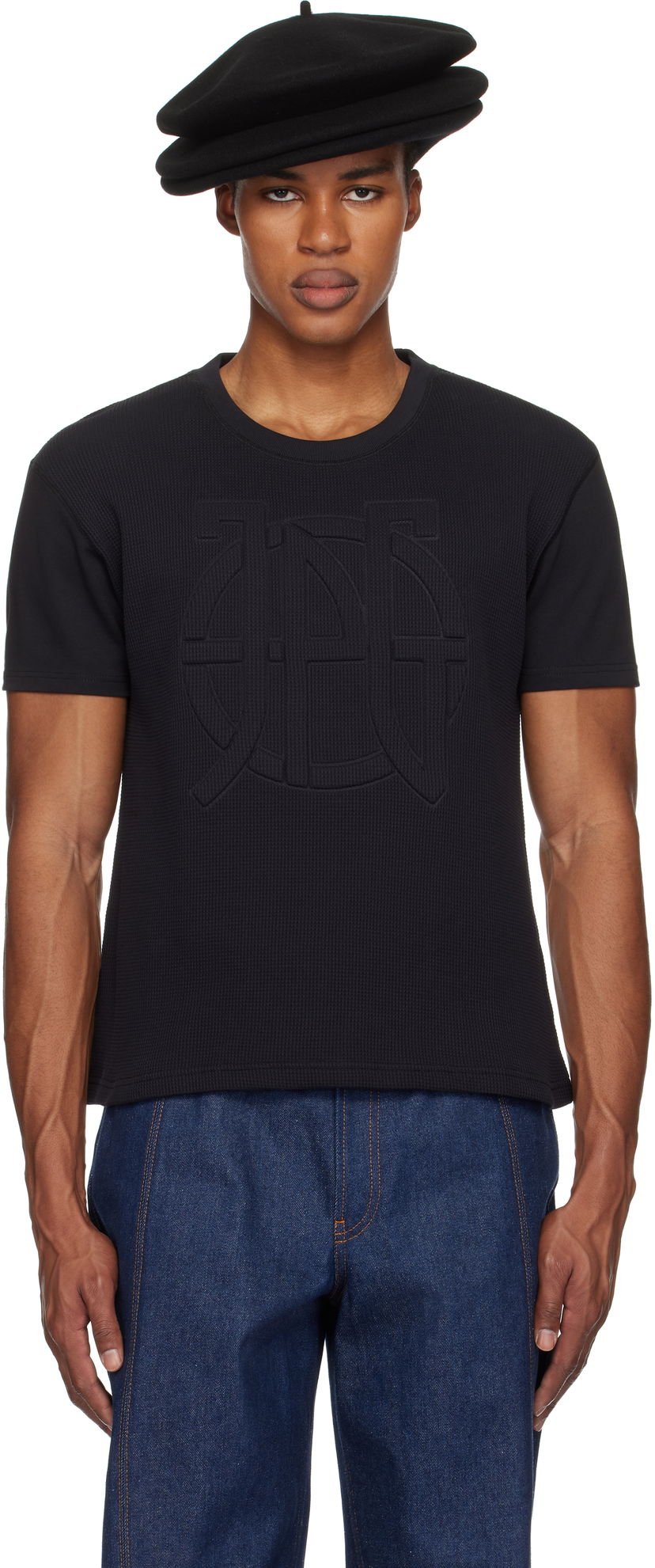 T-paita Jean Paul Gaultier Jean Paul Gaultier Oversized JPG T-Shirt Musta | 25/33-F-TS095E-J071-00