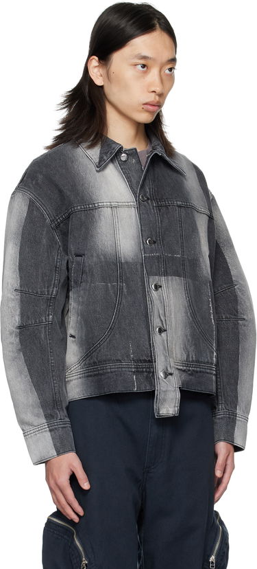 Takki Eckhaus Latta Eckhaus Latta 'El Jacket Redux' Denim Jacket Harmaa | 1224-EL-PF25-SF, 1