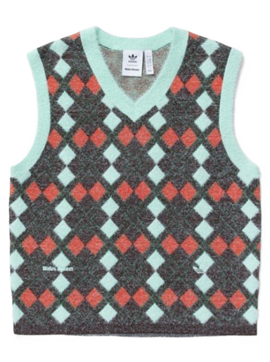 Villapaita adidas Originals x Wales Bonner Knit Vest Vihreä | IB3259